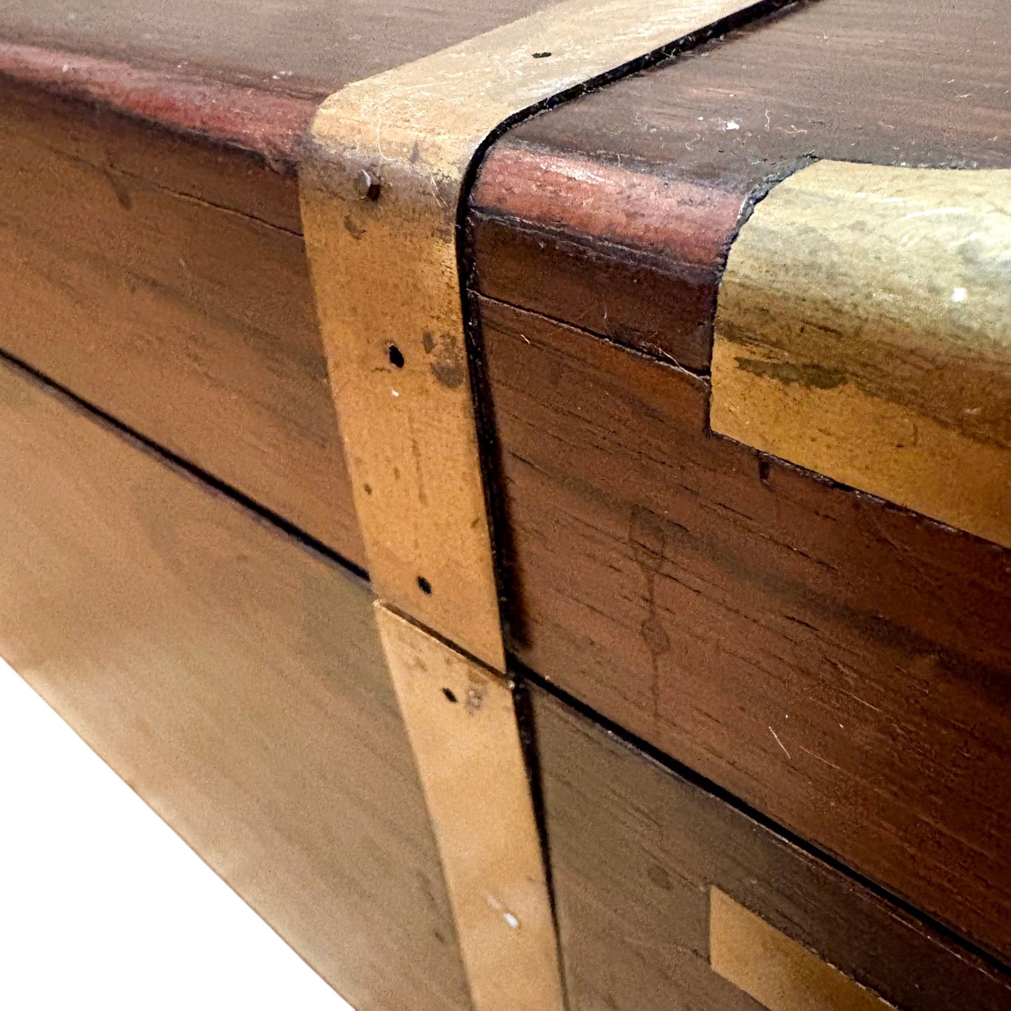 Victorian mahogany writing slope, secret drawers, working key