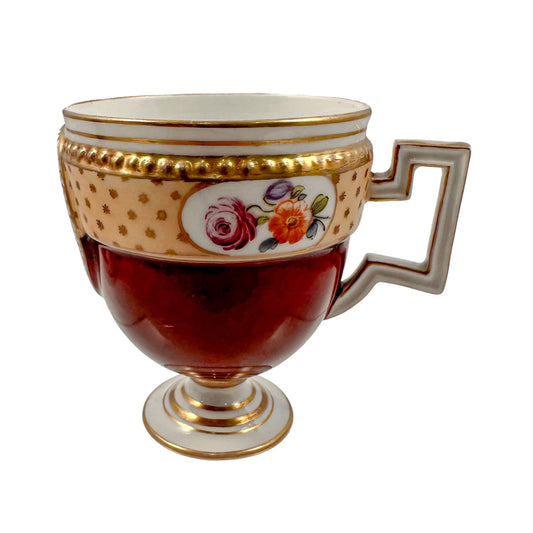 19th century Helena Wolfsohn Augustus Rex teacup and saucer