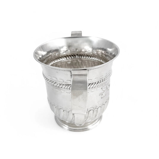 Georgian sterling silver two handled sugar bowl / porringer, William & Robert Peaston, 1761