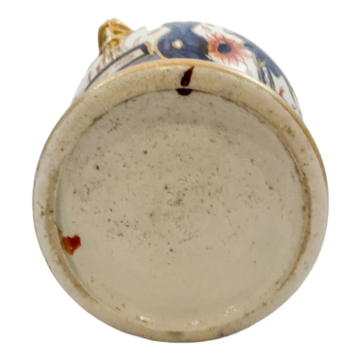 Georgian Mason's Ironstone pot pourri vase / incense burner in "Fence Japan" design
