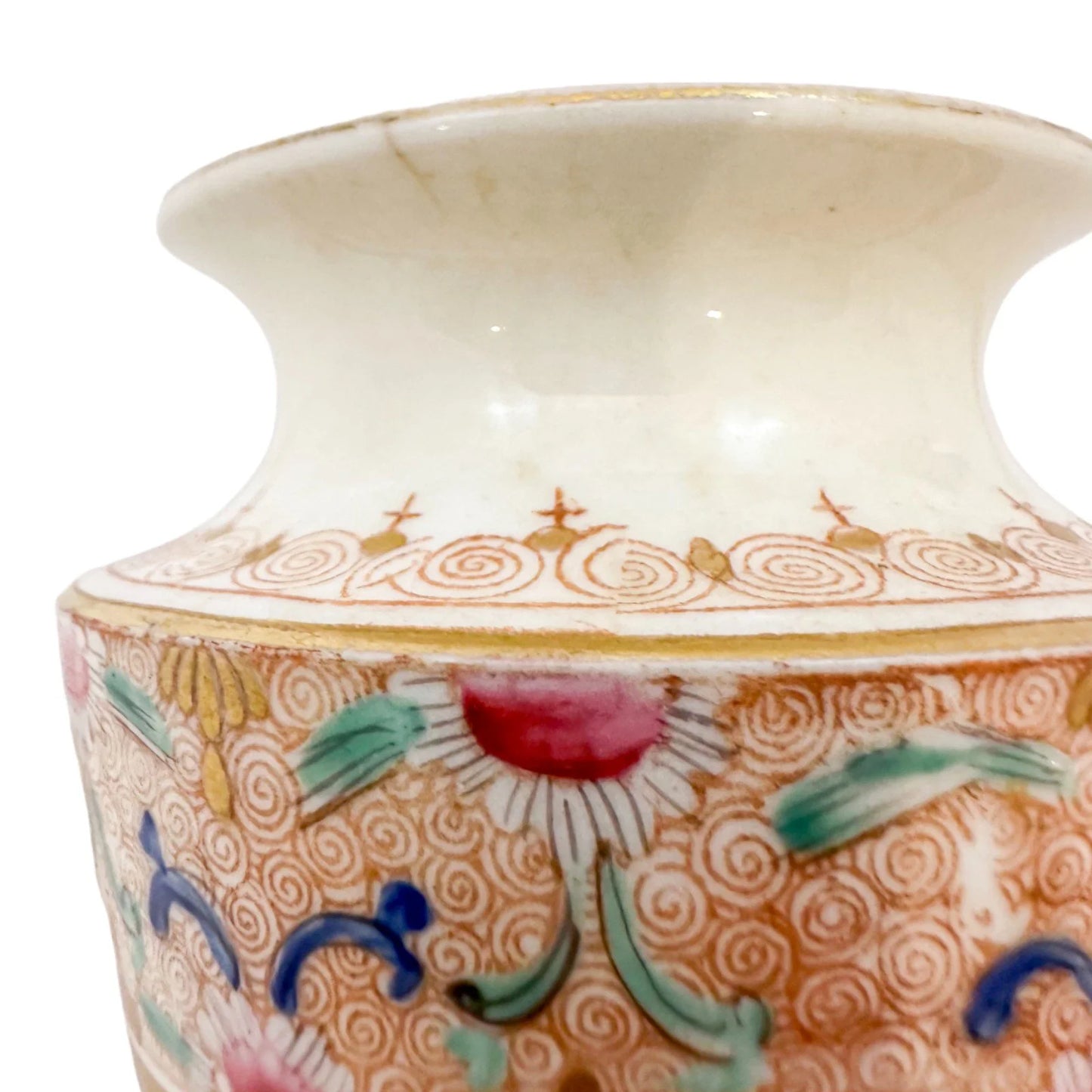 George III Spode porcelain Imari urn-shaped spill vase