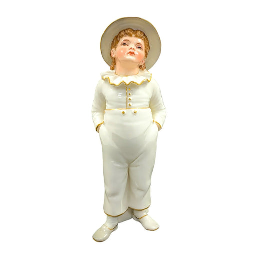 Royal Worcester sugar shaker in the shape of a young boy