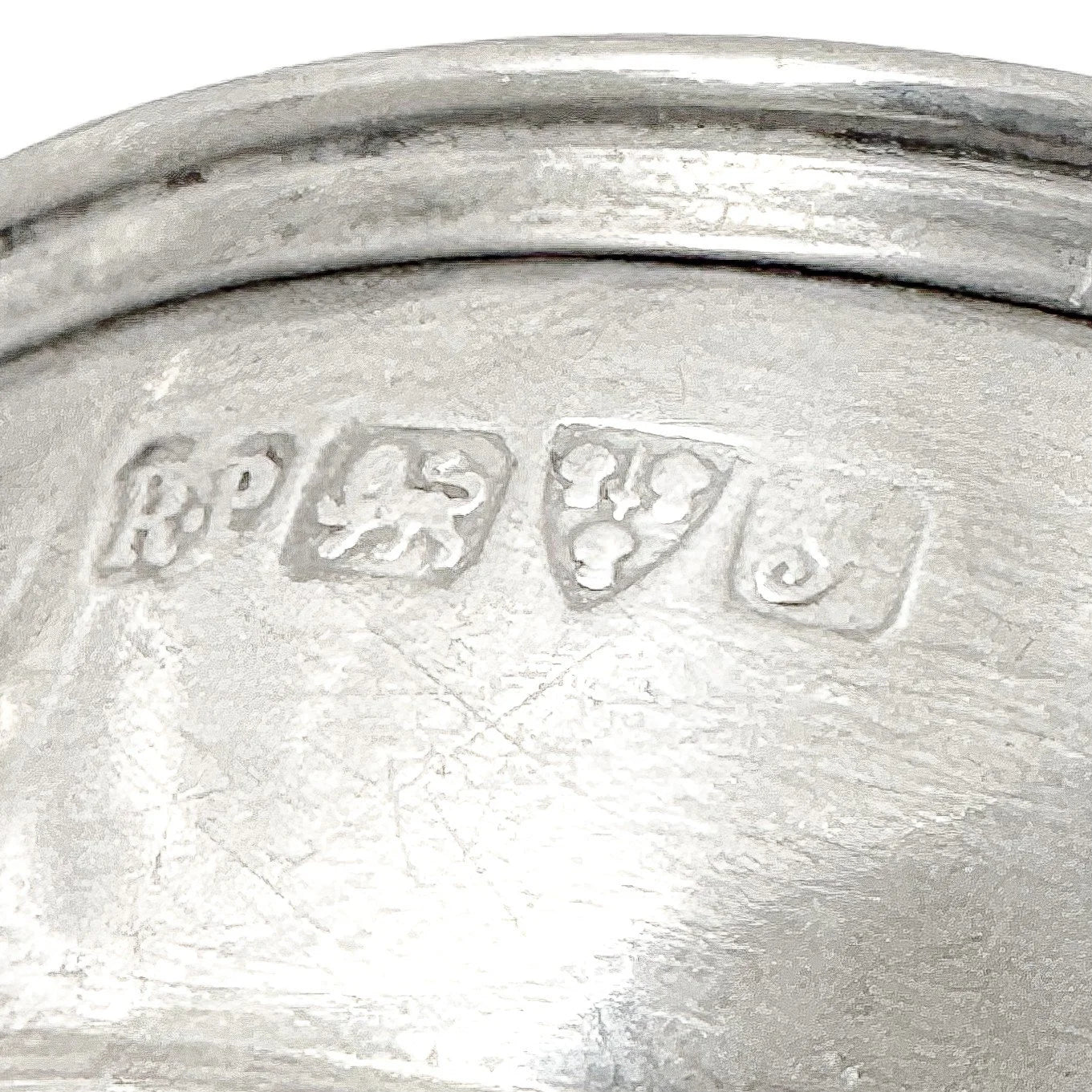 Pair of sterling silver Edwardian two handled bowls / trophy cups