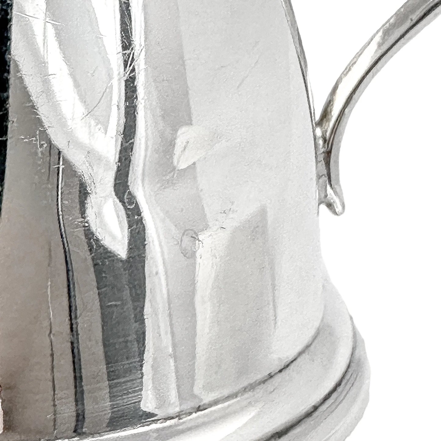 Edwardian sterling silver Art Deco sugar bowl and milk jug set, 1911