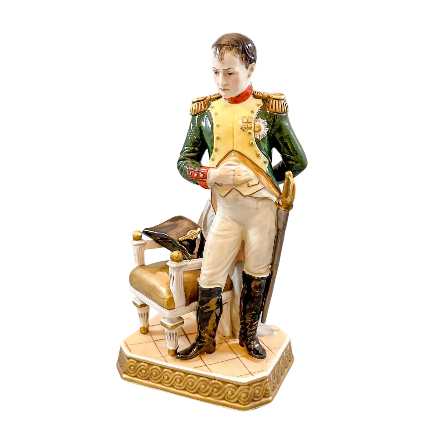 Vintage German porcelain Rudolf Kammer Napoleon Bonaparte figurine