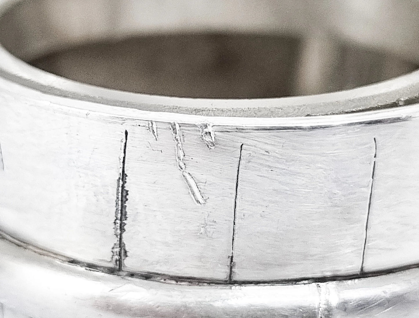 Japanese sterling silver novelty salt and pepper set in form of bucket / barrel