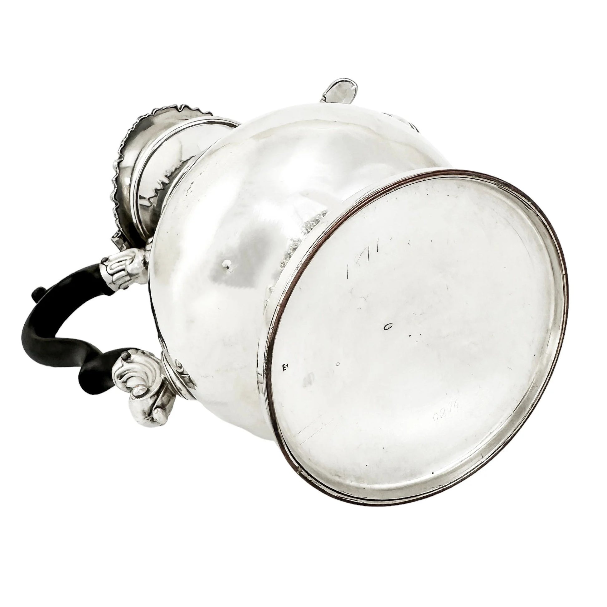 1770's George III Old Sheffield plate large pear-shaped coffeepot