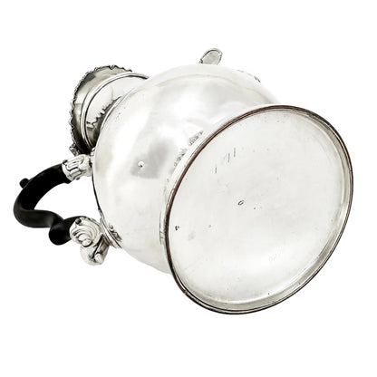 1770's George III Old Sheffield plate large pear-shaped coffeepot