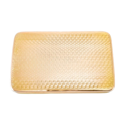 19th century parcel gilt vermeil silver snuff box in Arabesque style