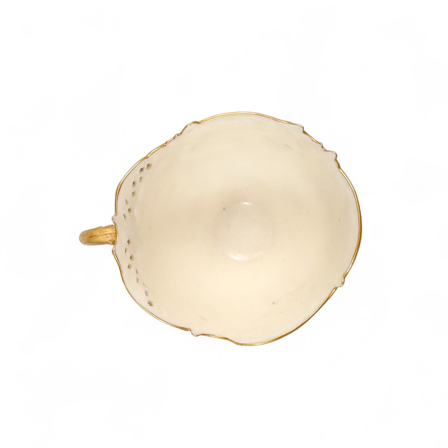 Royal Worcester porcelain tea cup and saucers, 1891–1902