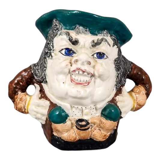 Vintage grotesque "Burleigh Ware" Toby character jug, grimacing Georgian man