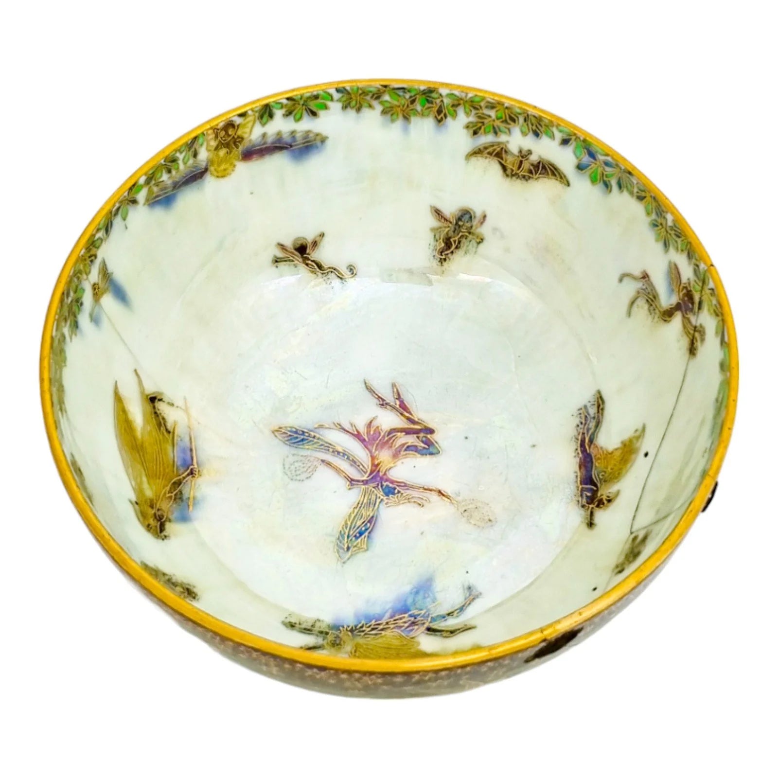 1920's Daisy Makeig Jones Wedgwood “Leapfrogging Elves” bowl