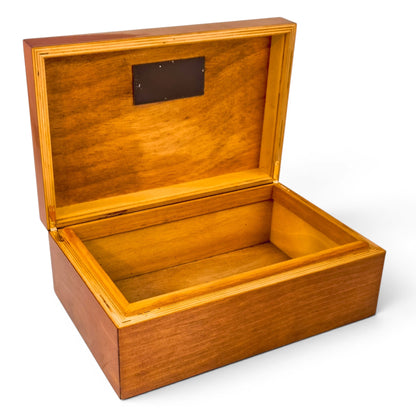 Savoy pearwood storage box, Spanish cedar interior