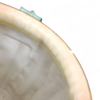 Art Nouveau Royal Worcester porcelain blush jardiniere / cache pot