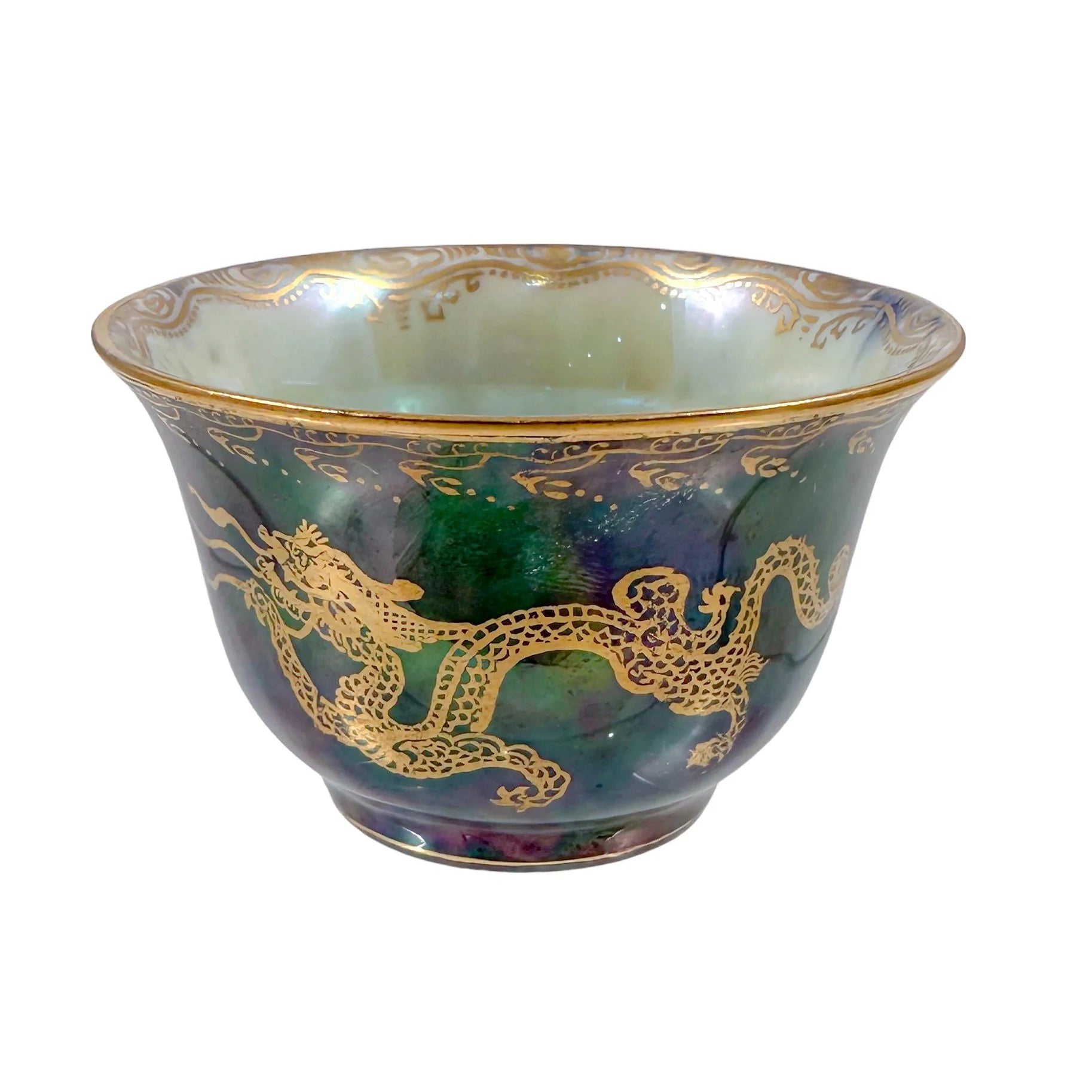 1920's Wedgwood Daisy Makeig-Jones "Dragon chasing pearl of wisdom" bowl