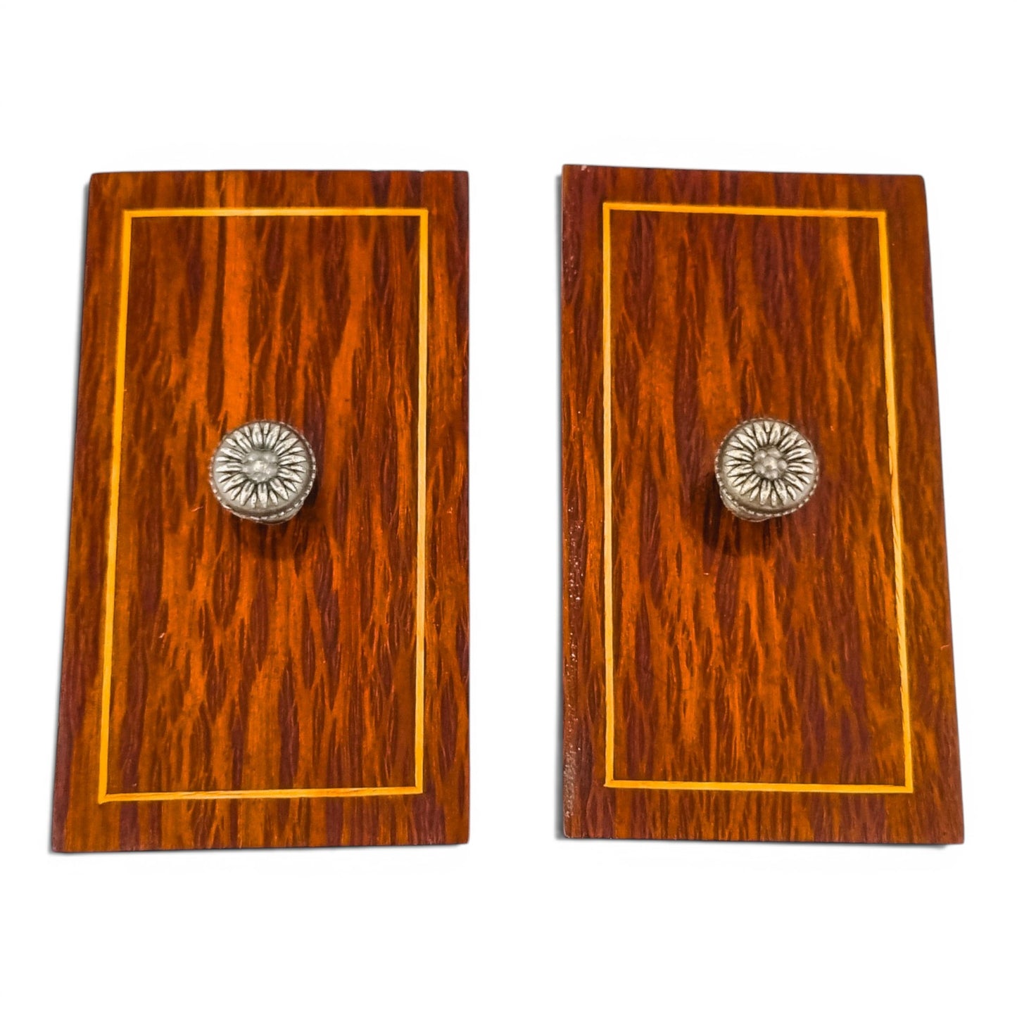 Regency flame mahogany sarcophagus tea caddy