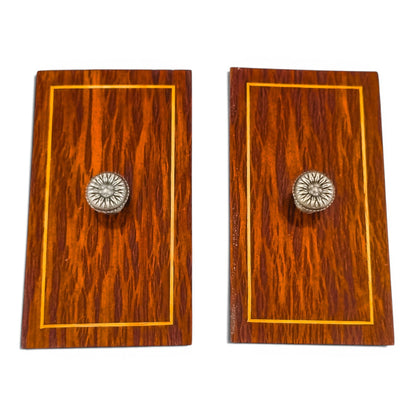 Regency flame mahogany sarcophagus tea caddy