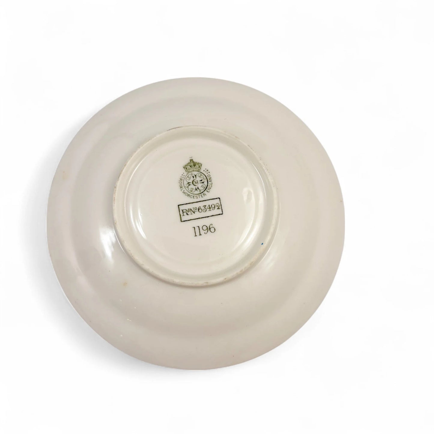 Royal Worcester porcelain tea cup and saucers, 1891–1902