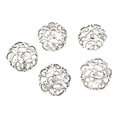 Art Nouveau sterling silver coat buttons, cased, Ceylon Championships prize