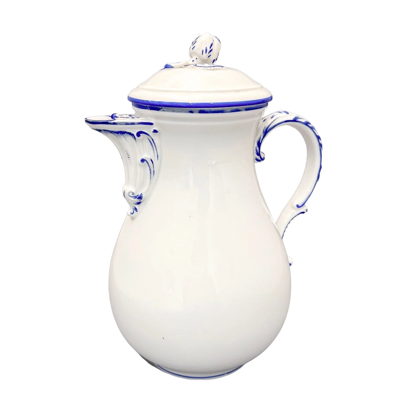 Meissen porcelain coffee pot, Zwiebelmuster "Blue Onion" pattern