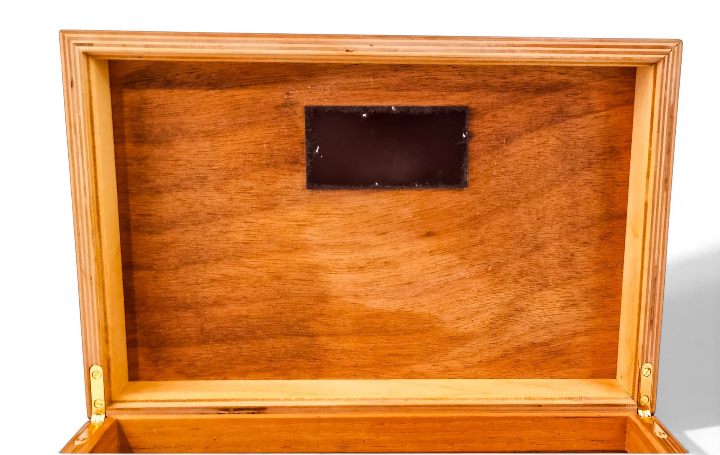 Savoy pearwood storage box, Spanish cedar interior