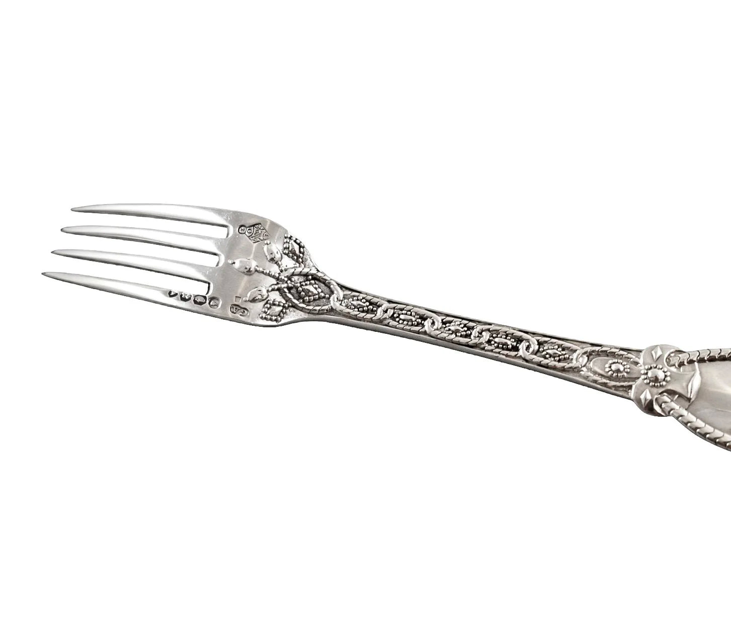 Mid-Victorian sterling silver 3 piece Christening set, Chawner & Co
