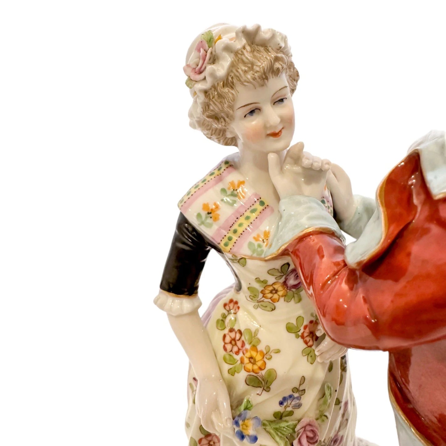 19th century Royal Vienna porcelain romantic couple figurine