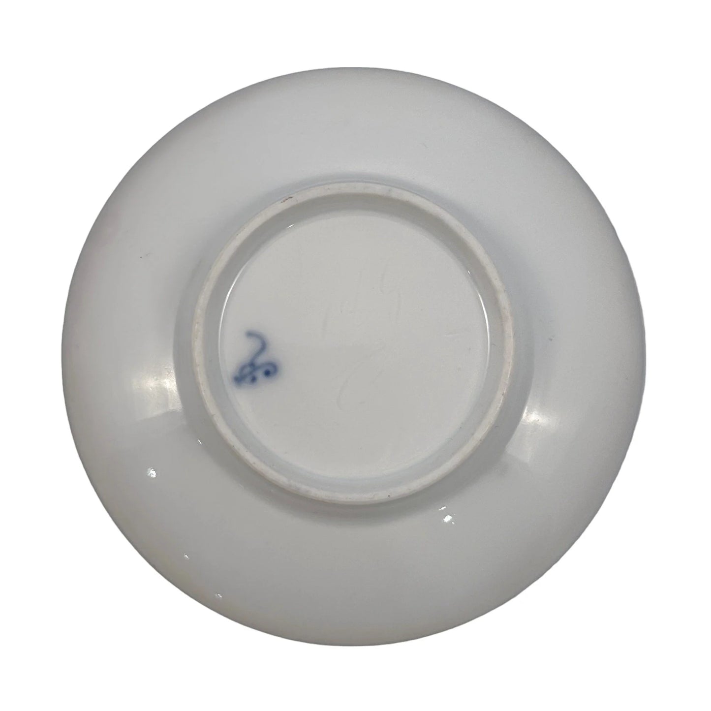 19th century 'Augustus Rex' German porcelain trembleuse cup and matching saucer