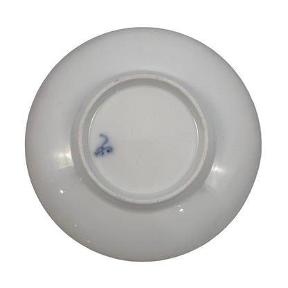 19th century 'Augustus Rex' German porcelain trembleuse cup and matching saucer