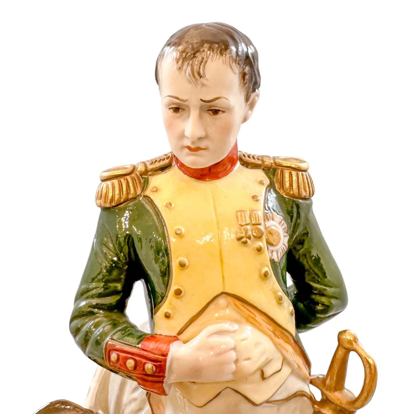 Vintage German porcelain Rudolf Kammer Napoleon Bonaparte figurine