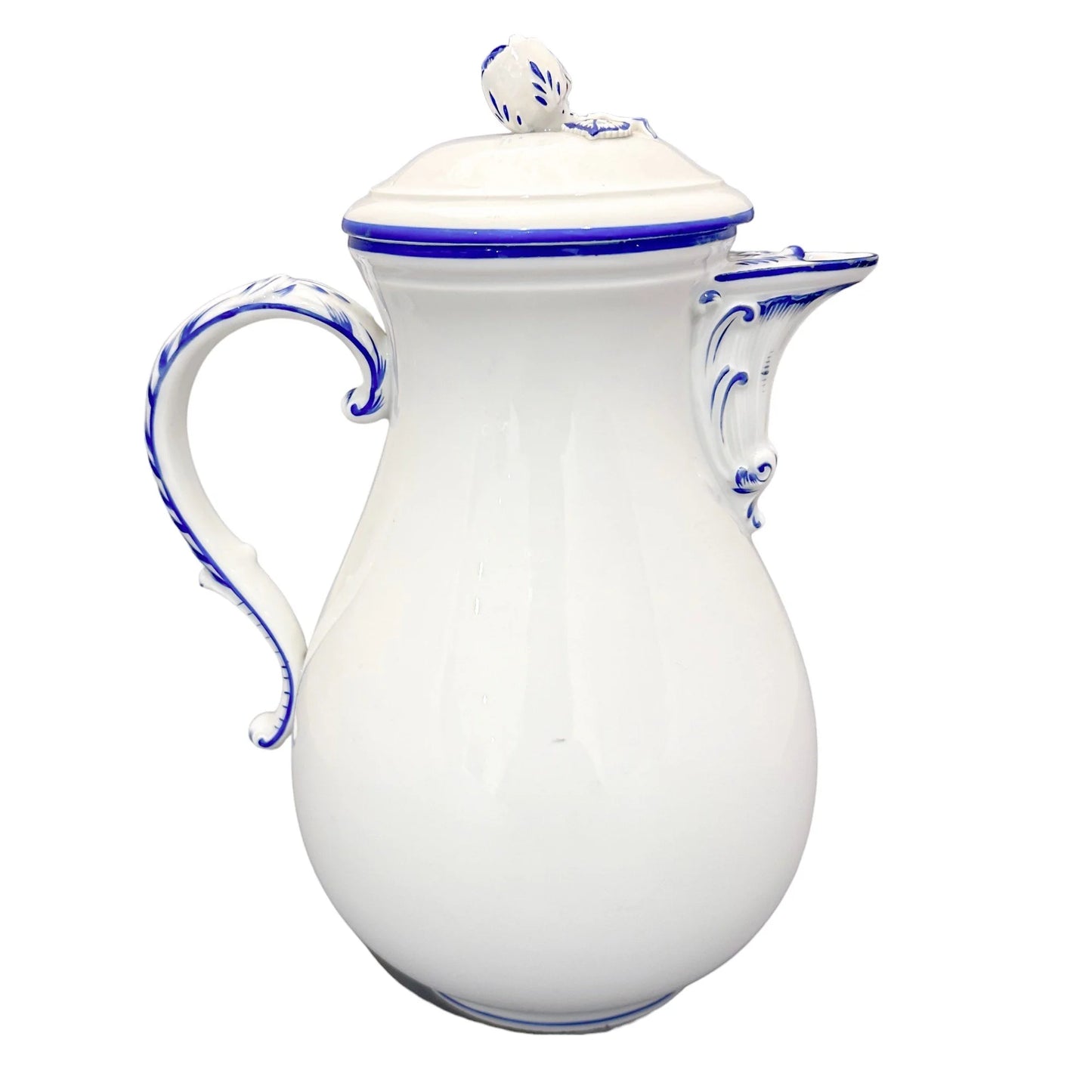 Meissen porcelain coffee pot, Zwiebelmuster "Blue Onion" pattern