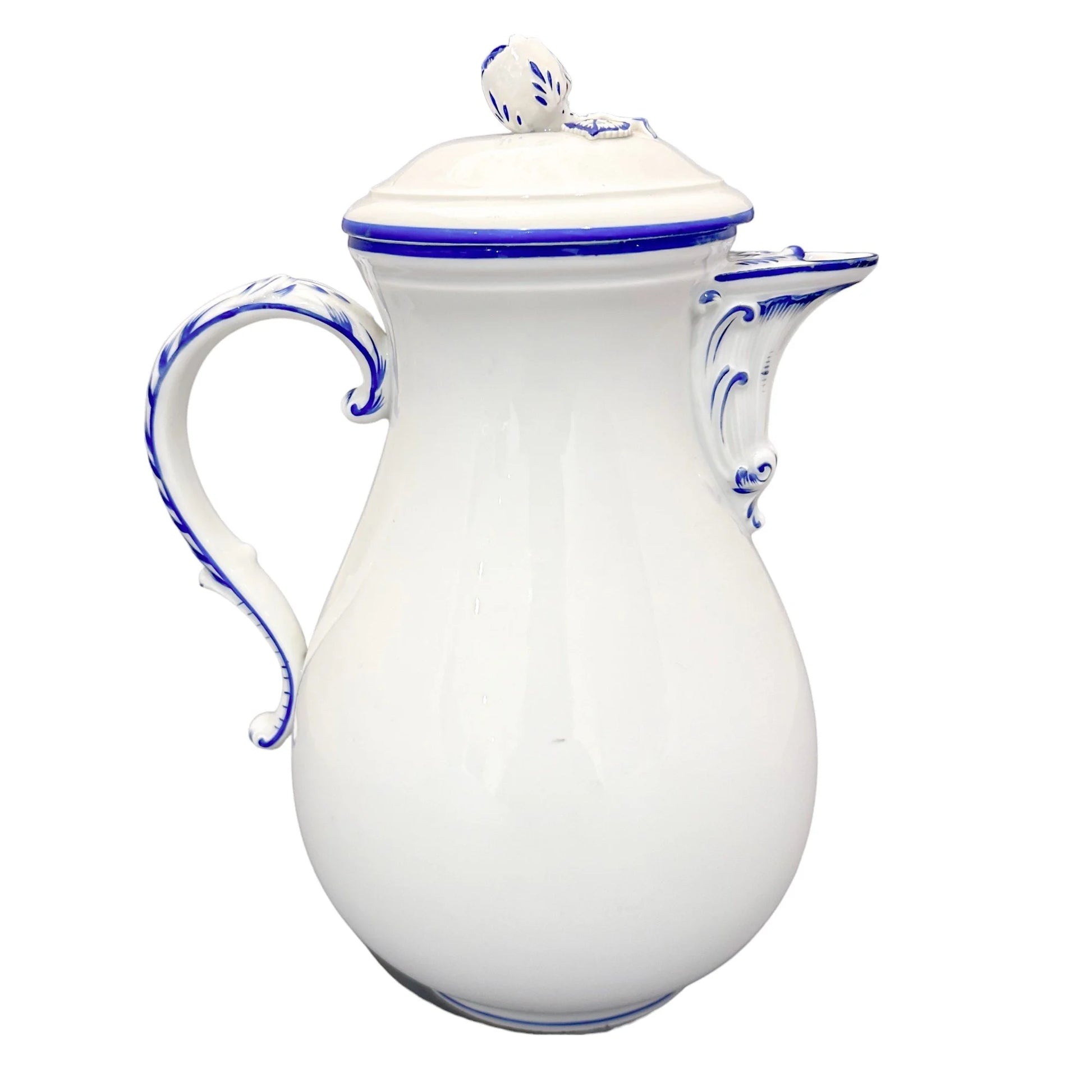 Meissen porcelain coffee pot, Zwiebelmuster "Blue Onion" pattern