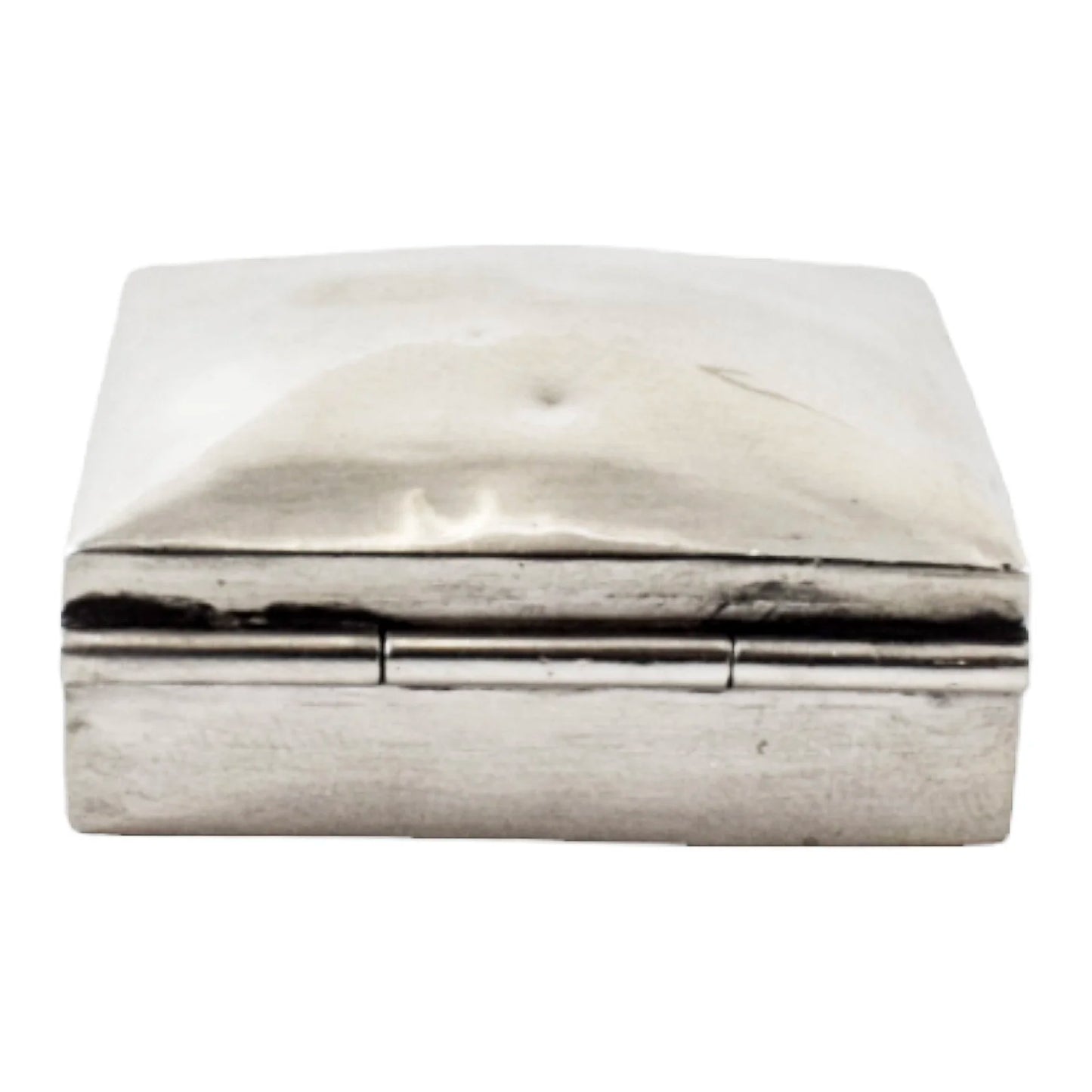 Vintage sterling silver Pachuca Hidalgo Mexican snuff pill box