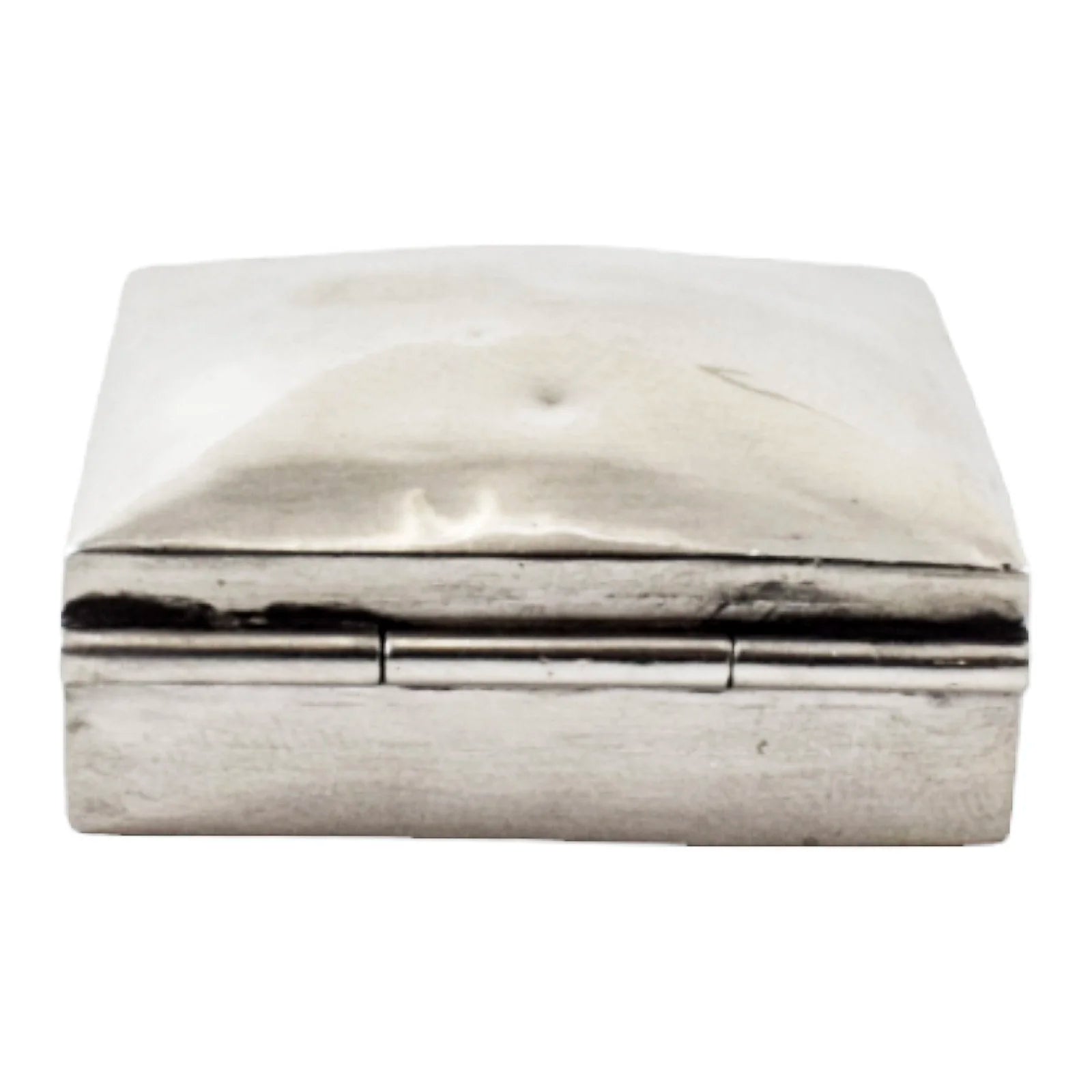 Vintage sterling silver Pachuca Hidalgo Mexican snuff pill box