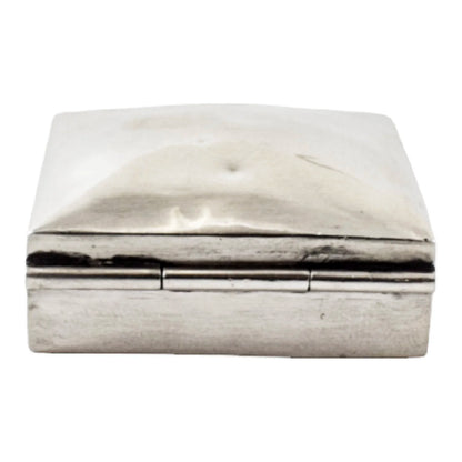 Vintage sterling silver Pachuca Hidalgo Mexican snuff pill box