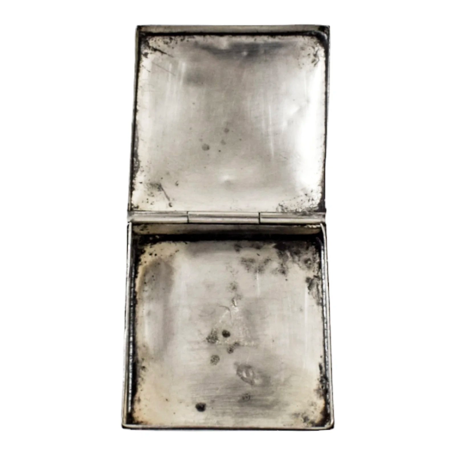 Vintage sterling silver Pachuca Hidalgo Mexican snuff pill box