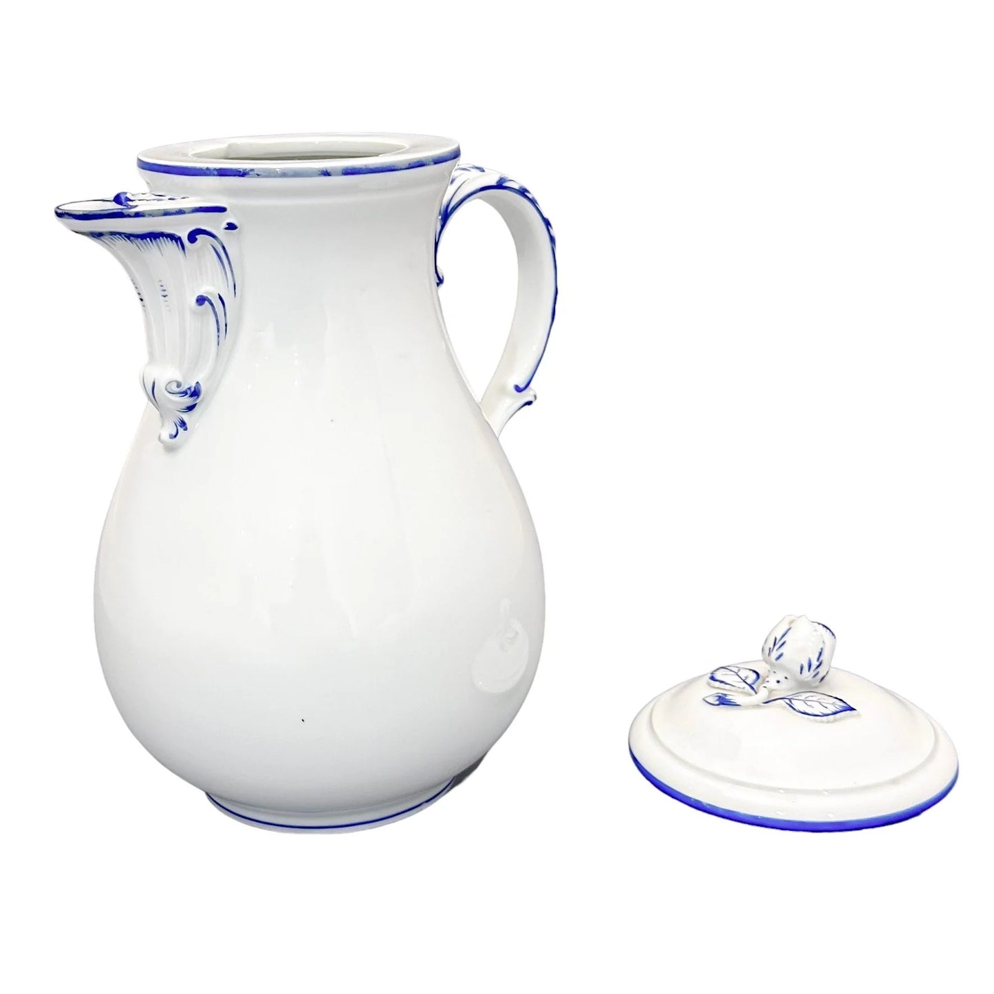 Meissen porcelain coffee pot, Zwiebelmuster "Blue Onion" pattern