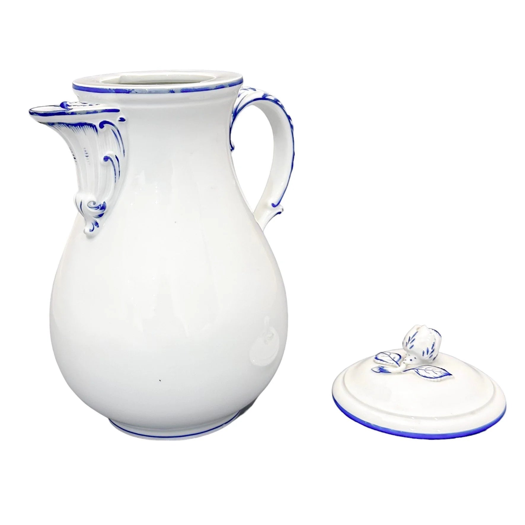 Meissen porcelain coffee pot, Zwiebelmuster "Blue Onion" pattern