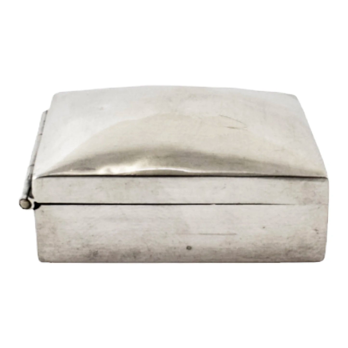 Vintage sterling silver Pachuca Hidalgo Mexican snuff pill box
