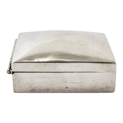 Vintage sterling silver Pachuca Hidalgo Mexican snuff pill box
