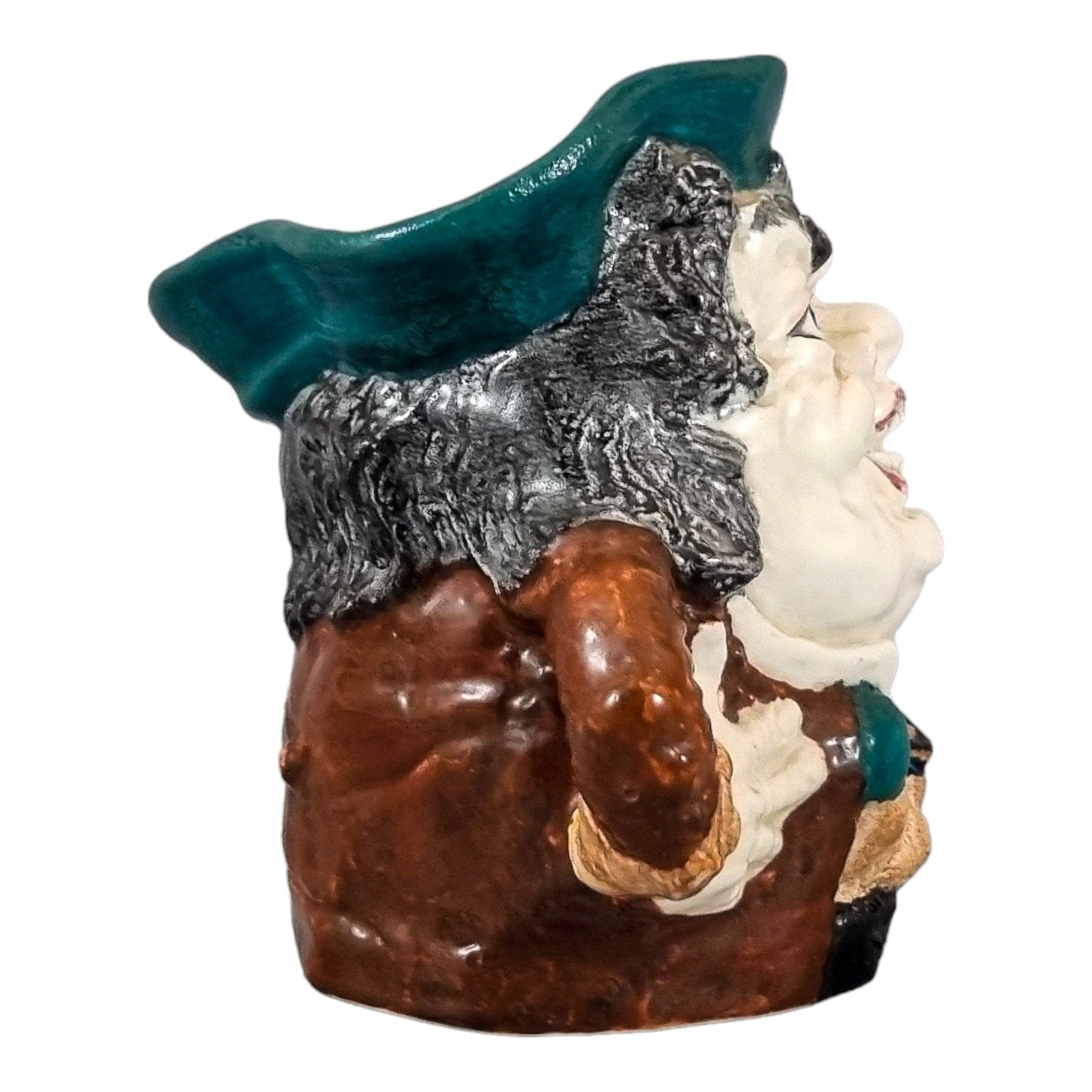 Vintage grotesque "Burleigh Ware" Toby character jug, grimacing Georgian man