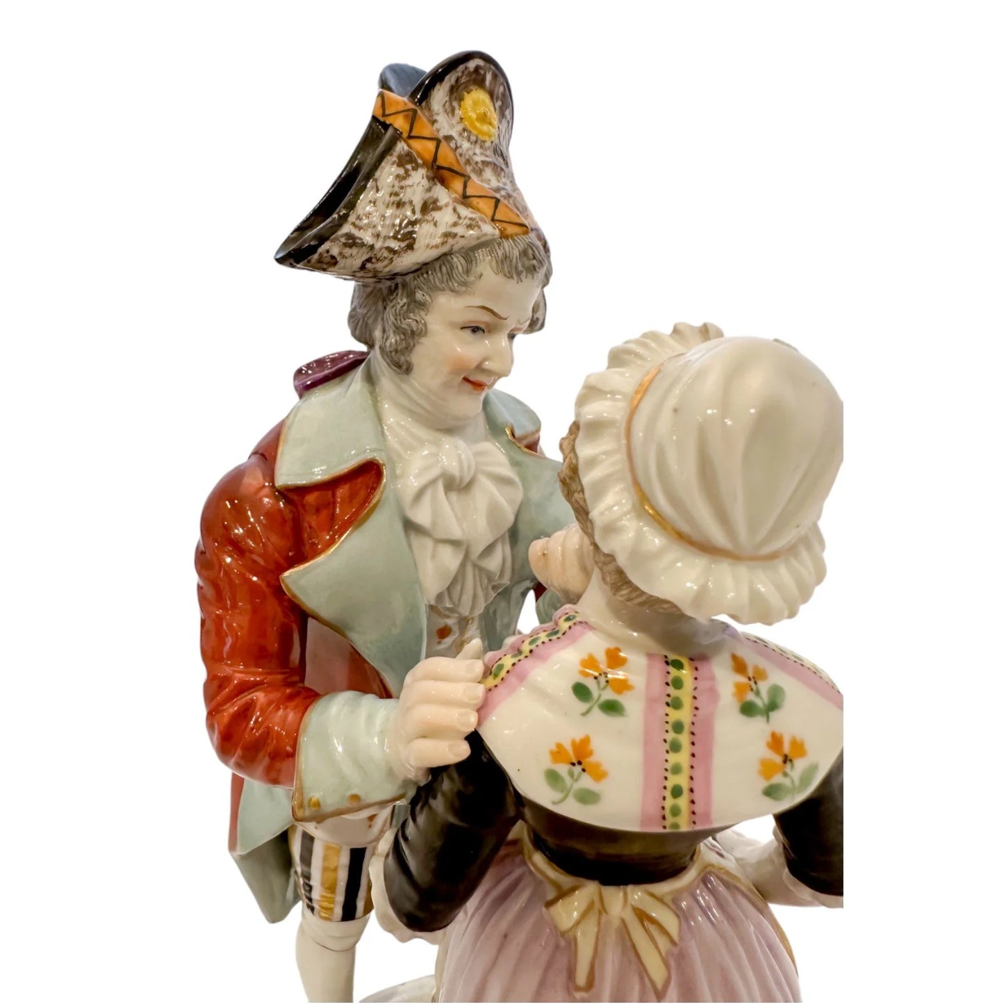 19th century Royal Vienna porcelain romantic couple figurine