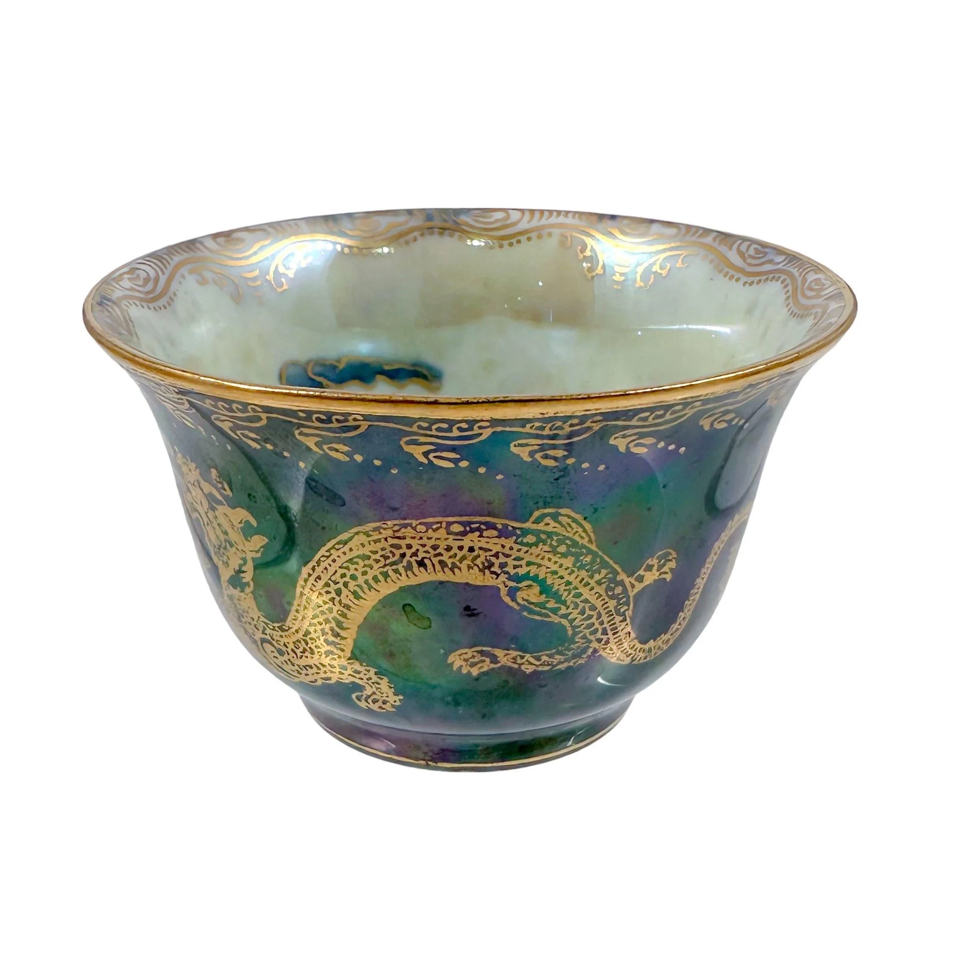 1920's Wedgwood Daisy Makeig-Jones "Dragon chasing pearl of wisdom" bowl