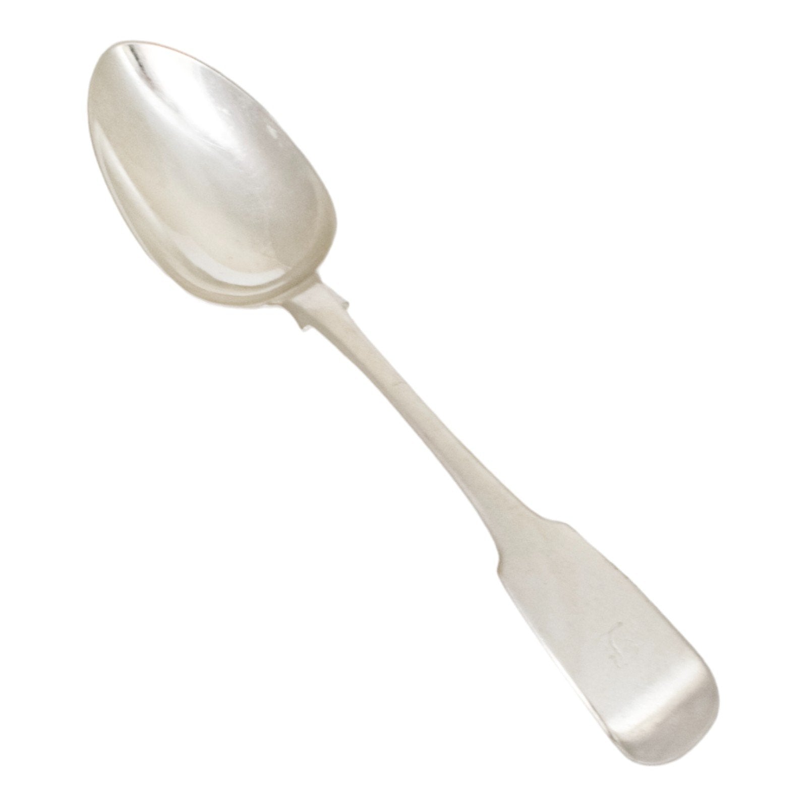 Early Victorian provincial silver Scottish large serving spoon