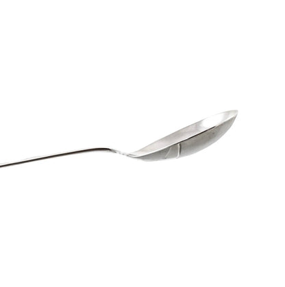 1920's Georg Jensen 830 silver Lily of the Valley / Rose / Liljekonval salad serving spoon
