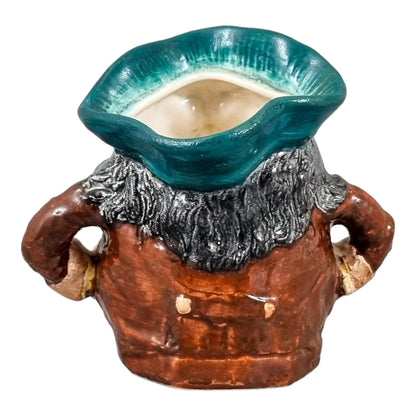 Vintage grotesque "Burleigh Ware" Toby character jug, grimacing Georgian man
