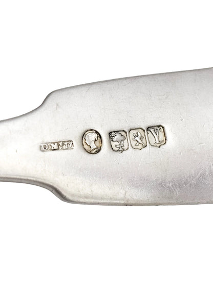 Early Victorian provincial silver Scottish large serving spoon