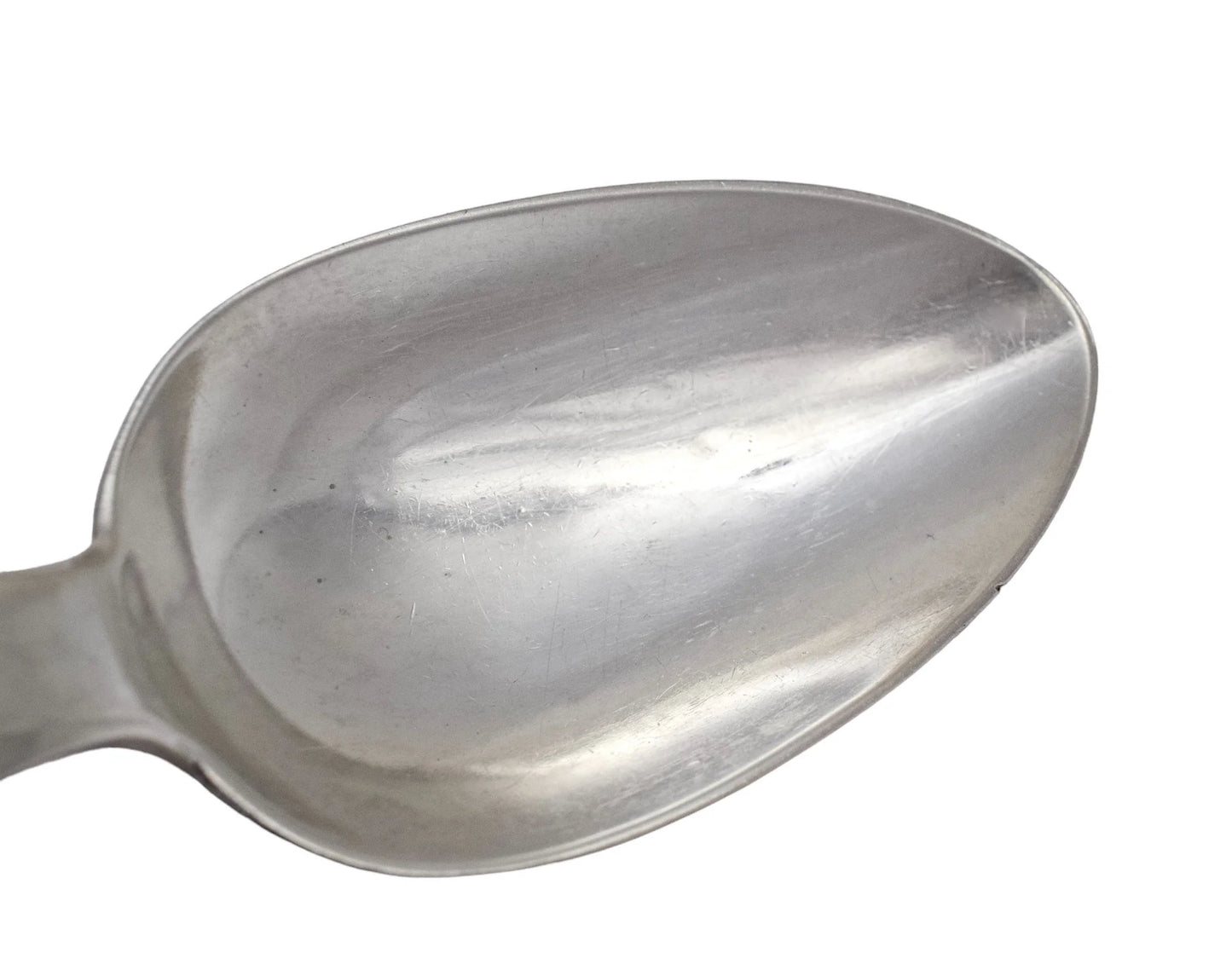 Early Victorian provincial silver Scottish large serving spoon
