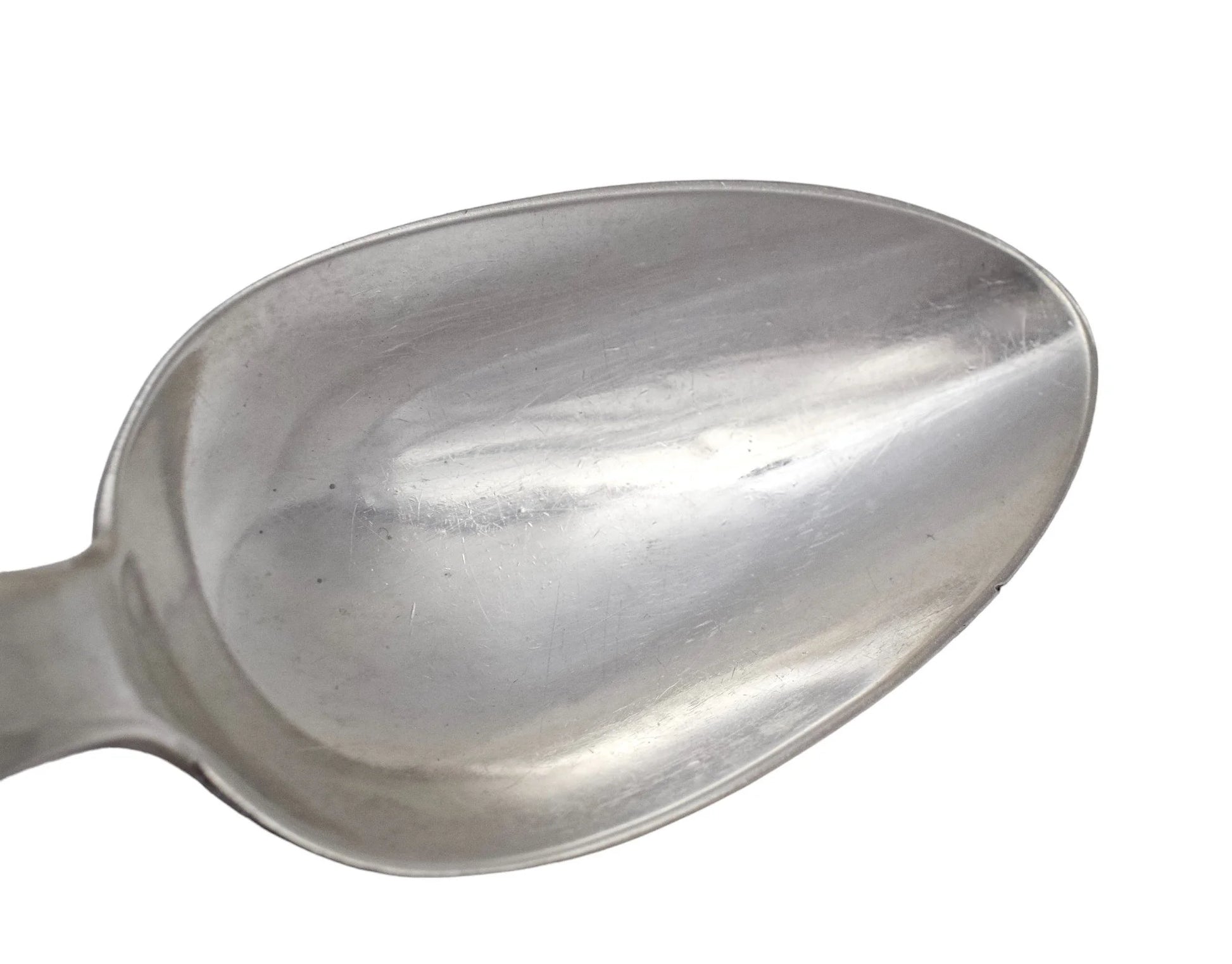 Early Victorian provincial silver Scottish large serving spoon
