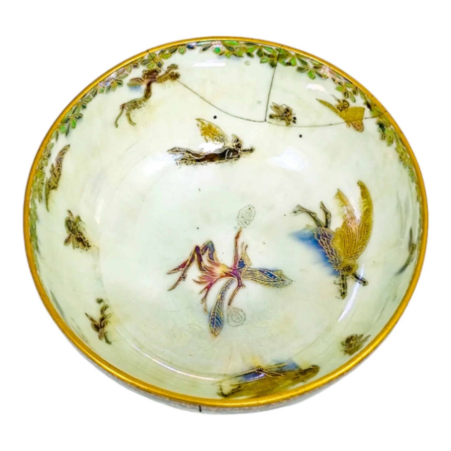 1920's Daisy Makeig Jones Wedgwood “Leapfrogging Elves” bowl